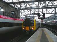 First TransPennine Express 350401/3 formed the 11.09 service from Glasgow Central to Manchester Piccadilly on 30 September 2013, having arrived as the 07.15 from Piccadilly. [See image 45792]<br><br>[John Yellowlees 30/12/2013]