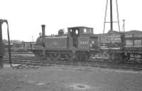 Scene on Fratton shed, Portsmouth, in August 1961, with <I>Terrier</I> 0-6-0T no 32646 standing in the yard. <br><br>[K A Gray 13/08/1961]