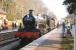 GWR 7820 <i>Dinmore Manor</i> standing in Crowcombe station on 10 March 1996. This being an S&D weekend the station had been temporarily renamed Blandford.<br>
<br><br>[Peter Todd 10/03/1996]