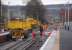 Looking south at Ladybank Station during track renewal works on 5 January 2014.<br><br>[Bill Roberton 05/01/2014]