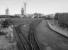 View north from the headshunt of Bilston Glen Colliery, Loanhead, in November 1986.<br><br>[Bill Roberton 21/11/1986]