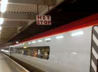 Well, that sign certainly works - not an HST to be seen. Euston, January 2014.<br><br>[Ken Strachan 13/01/2014]