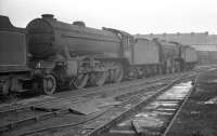 Condemned locomotives at Doncaster Works in February 1963 include 61819, withdrawn from Hull Dairycoates shed the previous December and cut up within a few days of this photograph.<br><br>[K A Gray 24/02/1963]