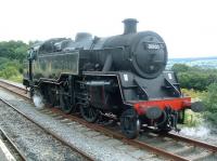 BR Standard class 4MT 2-6-4T no 80105 at Redmire in August 2009. <br><br>[Colin Alexander /08/2009]