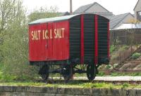 A locally restored <I>'ICI Salt'</I> box van standing outside Appleby Heritage Centre in May 2006.<br><br>[John Furnevel 06/05/2006]