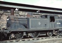 Ex-Caledonian 0-4-4T 55206 stored at Corkerhill shed in July 1961.<br><br>[John Robin /07/1961]