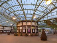 The concourse at Wemyss Bay on the evening of 2 April 2014.<br><br>[Bill Roberton 02/04/2014]