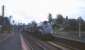 Gresley A4 60019 <I>Bittern</I> hurries north through Dunblane station on 27 July 1965 with the 5.30pm Glasgow Buchanan Street - Aberdeen.  <br><br>[G W Robin 27/07/1965]