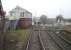 Bedlington North signalbox, level crossing and part of the disused platform as seen from <I>The Wansbeck</I> steam hauled railtour arriving here from Morpeth. The train continued south to Newsham before reversing to take the right hand line to travel to Marchey's House Junction and then the Blyth line.<br><br>[Malcolm Chattwood 29/03/2014]