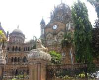 Part of Mumbai's Chatrapathi Shivaji Terminus in May 2014. [See image 47187]<br><br>[Mark Poustie 01/05/2014]