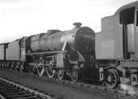 Black 5 no 44669 in the yard at Carlisle Kingmoor shed on 15 May 1964.<br><br>[K A Gray 15/05/1964]