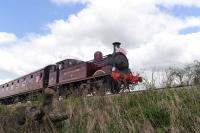 Metropolitan No 1 in action on the Swindon and Cricklade Railway in April 2014.<br><br>[Peter Todd 19/04/2014]