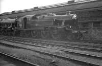 Stanier 2-6-4T no 42469 in the sidings alongside Crewe Works following a visit in October 1961. The locomotive was eventually withdrawn from Heaton Mersey shed in May 1963, returning here for scrapping the following month.<br><br>[K A Gray 01/10/1961]