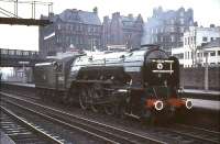 60532 at Carlisle on 8 October 1966, having arrived earlier with the BR Scottish Region <I>'Blue Peter Excursion'</I> from Edinburgh via the Waverley route.<br><br>[G W Robin 08/10/1966]