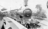 Ex-Caledonian 4-4-0 no 54465 stands at Cathcart on 27 May 1962 with a special bound for Beith Town.<br><br>[John Robin 27/05/1962]