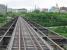 I was grateful to the crew of preserved Streetcar 33 when they stopped to allow me to take this picture, looking across the Edmonton High Level Bridge, from the rear cab. Public tramcar services operated until 1951 but when rails were relaid in 1979 only a single track was put in place where once there were three. Just like its Tyneside namesake, pedestrians and traffic use the lower deck of the bridge below the tramway. <br><br>[Malcolm Chattwood 16/06/2014]