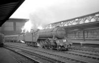 V2 60835 at Carlisle on 3 July 1965 after bringing in the 10.55 Edinburgh Princes Street - Manchester.<br><br>[K A Gray 03/07/1965]