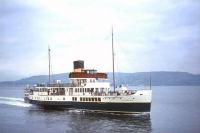 PS <I>Caledonia</I> approaching Gourock Pier in August 1965.<br><br>[G W Robin 27/08/1965]
