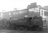 Polmadie's Standard Tank 80001 on station pilot duty at Glasgow Central in the early 1960s.<br><br>[David Stewart //]
