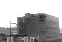 The Glasgow Central power signal box on Salkeld Street, in the 'V' of Bridge Street Junction, seen shortly after commissioning in January 1961. [See image 8021] <br><br>[David Stewart //1961]