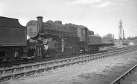The legendary Ivatt 4MT 2-6-0 no 43139 on Carlisle Canal shed in June 1963 [see image 30631].<br><br>[K A Gray 01/06/1963]