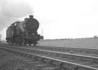 Gresley J39 0-6-0 no 64923 north of Cramlington on 20 October 1962 down light engine.<br><br>[K A Gray 20/10/1962]