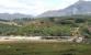 Looking north at the Pont Briwet rebuilding works on 6 July 2014, with the line from Harlech to Pwllheli currently scheduled to reopen in September.<br><br>[Colin McDonald 06/07/2014]