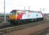 Virgin <I>Thunderbird</I> rescue locomotive no 57305 <I>John Tracy</I> stands in readiness in the sidings on the north side of Carstairs station in the spring of 2004.<br><br>[John Furnevel /03/2004]