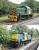 The ten locos that gathered on the ELR for the <I>Class 14s @ 50</I> gala sported a variety of liveries. D9526 from the West Somerset carried a <I>Blue Circle</I> roundel on one cab to reflect its service at APCM Westbury in the 1970s. The former D9524 worked at Grangemouth Refinery after withdrawal. Now based on Peak Rail it has a Rolls Royce engine in place of the Paxman original and sports large logo blue livery and the running number 14901. Both are seen running round at Rawtenstall on 26 July.<br><br>[Mark Bartlett 26/07/2014]