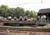 The turntable and diesel shed at Bebra in July 1990 with a collection of Class 216s, a class 290 and three Class 261/360 0-6-0 shunters. To the right (south) was the electric shed complete with its own turntable [see image 22506].<br><br>[John McIntyre /07/1990]