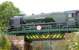 Stanier Pacific 46233 <I>Duchess of Sutherland</I> crossing Beatly Road bridge at Winchburgh on 14 September 2014 with the SRPS <I>Forth Circle</I> special.<br><br>[Jim Peebles 14/09/2014]