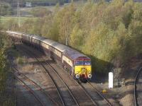 57312 leads the <I>Northern Belle</I> past Inverkeithing Central Junction on its way to Edinburgh on 25 October. 47790 is bringing up the rear.<br><br>[Bill Roberton 25/10/2014]