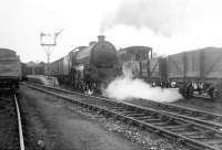B1 4-6-0 61134 leaving Peterhead on 4 July 1951.  <br><br>[G H Robin collection by courtesy of the Mitchell Library, Glasgow 04/07/1951]