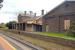 The rather spooky looking disused main building and large goods shed on the single track part of the Melbourne - Bendigo line in September 2014. The station is still open with a reasonable train service in both directions.<br><br>[Colin Miller 30/09/2014]