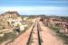 Abandoned railway track at Leptis Magna, Libya, photographed 6 February 2007. An Italian team had been excavating in the 1930's and laid the tracks as a way or removing spoil.<br><br>[John Thorn 06/02/2007]