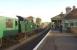 Ex-GWR Collett 5600 series 0-6-2T no.6695 arrives at Corfe Castle with a service to Swanage on 19 October 2014. [See image 46387]<br><br>[John McIntyre 19/10/2014]