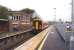 Departing west from Templecombe on 20 October 2014, a SWT Class 158 and Class 159 pass the disused signalbox before joining the double track section to Yeovil Junction.<br><br>[John McIntyre 20/10/2014]