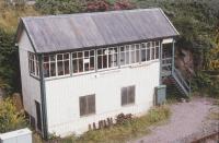 Kyle of Lochalsh signal box in 1995. At this time it was redundant and being used as a store.<br><br>[John Gray //1995]