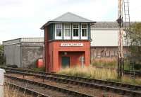 Formerly Mallaig Junction, now Fort William Junction. The recently repainted signal box looking resplendent on 30 September 2005.<br><br>[John Furnevel 30/09/2005]