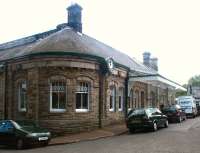 Alnwick station frontage - May 2004.<br><br>[John Furnevel 23/05/2004]