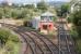 Looking over Fort William Junction on 30 September 2005 with the Mallaig route running off to the left. The branch off the main line into the yard is immediately behind the signal box.<br><br>[John Furnevel 30/09/2005]