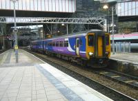 Northern 156421 arrives at Liverpool Lime Street on 22 December 2014.<br><br>[Veronica Clibbery 22/12/2014]