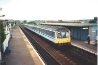 The 1705 outer Fife Circle service from Waverley calls at Cowdenbeath in June 1997. First generation DMUs were then being used to supplement class 150 sprinters at peak times. It would have seemed inconceivable that slam-door stock would still be calling here 18 years later.<br><br>[David Panton 03/06/1997]