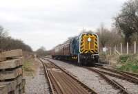 BR class 09 D3668 photographed on 21 March at Taw Valley Halt on the Swindon and Cricklade Railway.<br><br>[Peter Todd 21/03/2015]