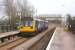 A Bishop Auckland to Saltburn train calls at Newton Aycliffe on 18 March 2015.<br><br>[John McIntyre 18/03/2015]