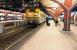 Night scene at Gothenburg Central station following the arrival of the train from Copenhagen Kastrup Airport [on the right] on 13 March 2015. <br><br>[Colin Miller 13/03/2015]