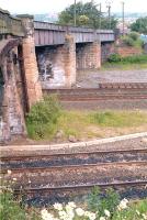 The old bridge at Greenhill Lower in 1990, since replaced. [See image 6666]<br><br>[Ewan Crawford //1990]