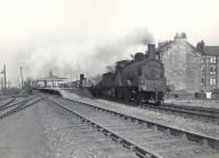 Caley <I>Jumbo</I> 57251 heading east with a freight through Yoker Ferry station on 3 May 1958. <br><br>[G H Robin collection by courtesy of the Mitchell Library, Glasgow 03/05/1958]