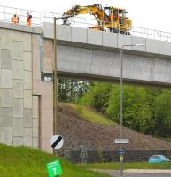 Activity at the south end of Hardengreen Viaduct on 20 May 2015.<br><br>[John Furnevel 20/05/2015]