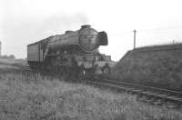 Resident A3 Pacific 60091 <I>Captain Cuttle</I> at Heaton on 6 October 1962. [Ref query 6547] <br><br>[K A Gray 06/10/1962]